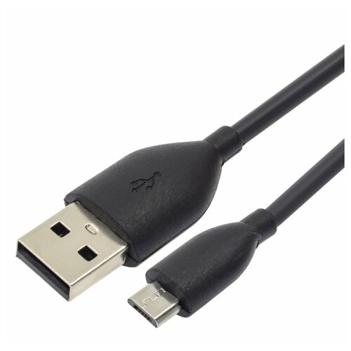 Дата-кабель USB-MicroUSB, 1 м, черный дата кабель akai cbl208 usb microusb red