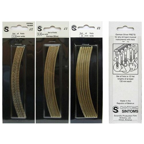 300147S Комплект ладов из нейзильбера, ширина 3.0мм, магазинная поставка, Sintoms