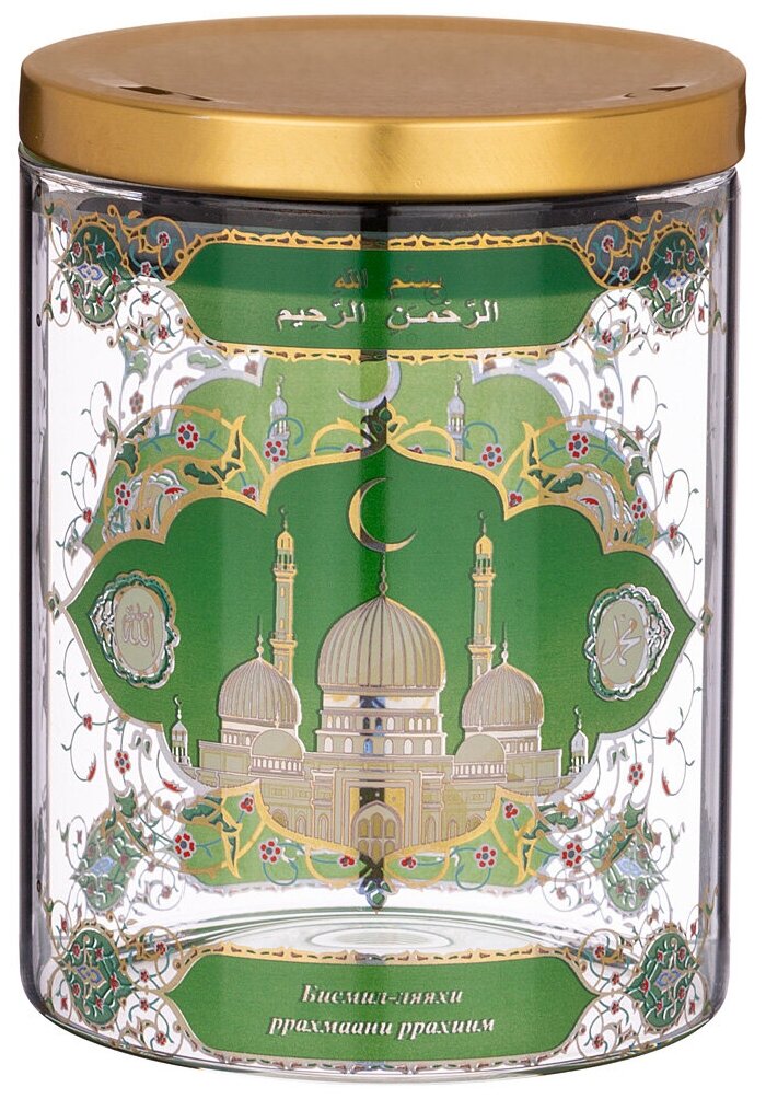 фото Емкость для сыпучих сура 850 мл боросиликатное стекло Agness (887-132)