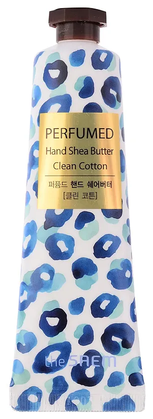 Крем-масло для рук The Saem Perfumed Hand Shea Butter (Clean Cotton), 30 мл