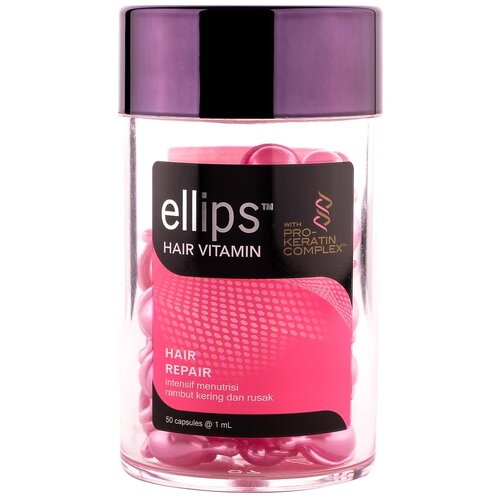 Купить Ellips Hair Vitamin масло Pro-Keratin Complex Hair Repair для восстановления сильно поврежденных волос, 6 шт.