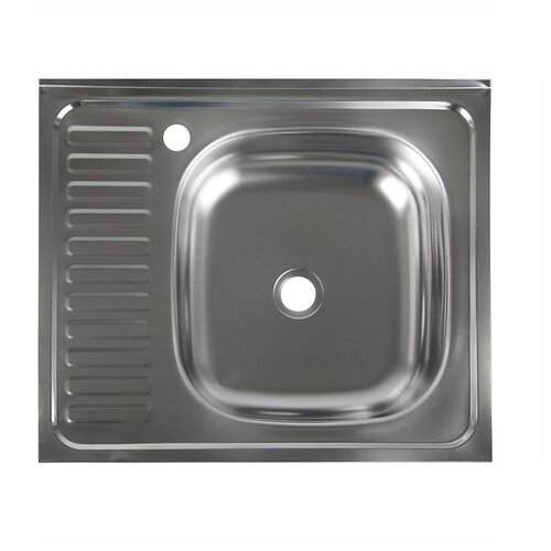 Накладная кухонная мойка 60х50см, Владикс V-405, матовое нержавеющая сталь
