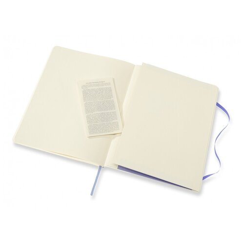 Записная книжка в линейку Moleskine Classic Soft XLarge 19х25 см 192 стр, обложка мягкая голубая записная книжка moleskine classic нелинованная xlarge 19х25 см красная