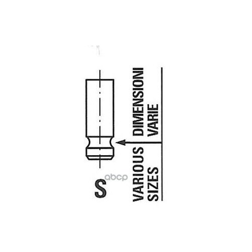 Выпускной клапан Freccia r6408rnt клапан выпускной hyundai freccia арт r6812 rnt