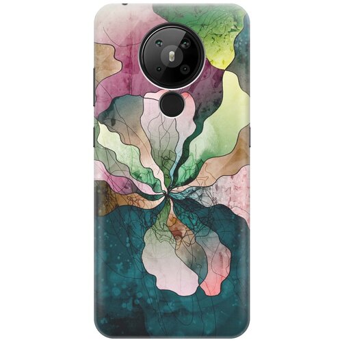 фото Ультратонкий силиконовый чехол-накладка для nokia 5.3 с принтом "прекрасные цвета" gosso