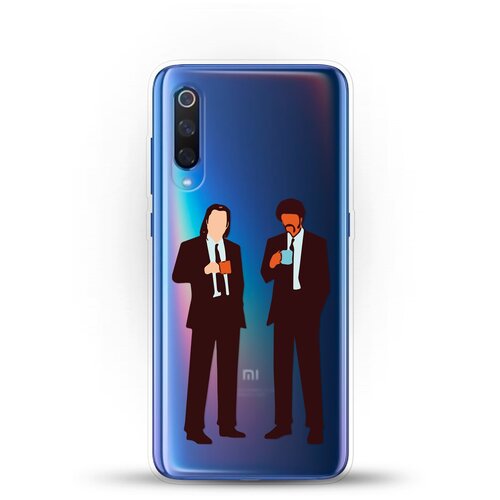 фото Силиконовый чехол винсент и джулс на xiaomi mi 9 andy & paul