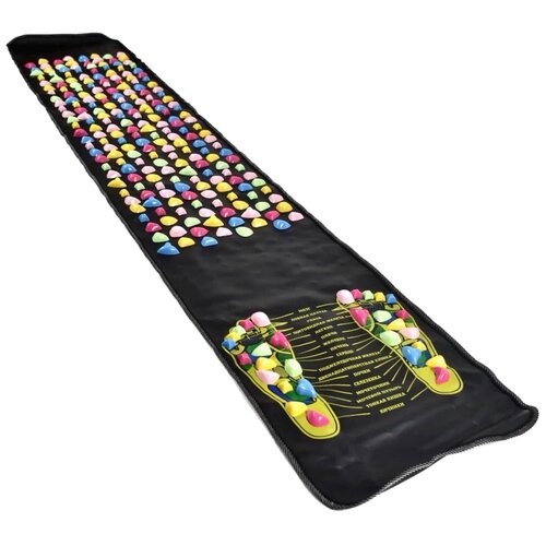 Массажный коврик для ног/Foot Massage Mat/ Цветной Массажный коврик для ног 35х175 см