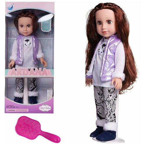 фото Кукла junfa ardana baby в фиолетовом жилете 45 см wj-21808 junfa toys