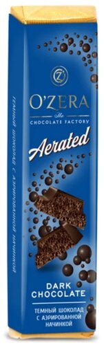 OZera, шоколадный батончик Aerated,20 шт по 32 г Озера — купить в ...