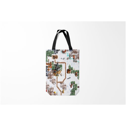 фото Сумка-шоппер / 31х42 см / геймерам / heroes of might and magic burnettie