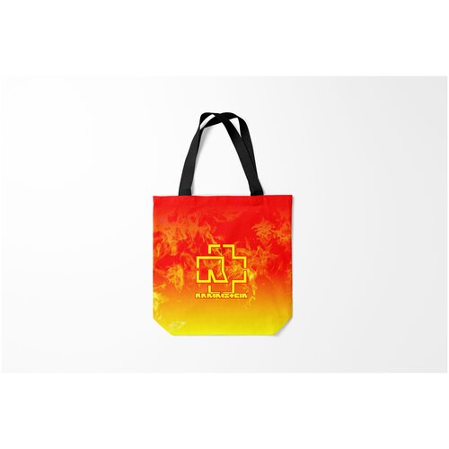 фото Сумка-шоппер / 40х40 см / рок / rammstein burnettie