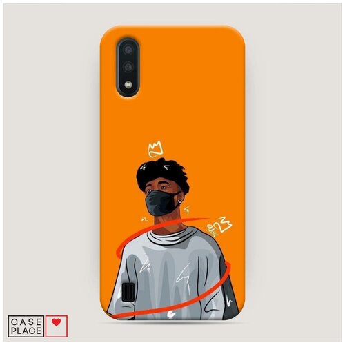 фото Чехол пластиковый samsung galaxy a01 в маске 1 case place