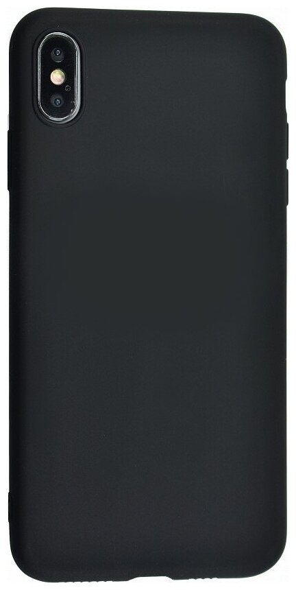 Чехол силиконовый для iPhone XS Max (6.5), good quality, черный