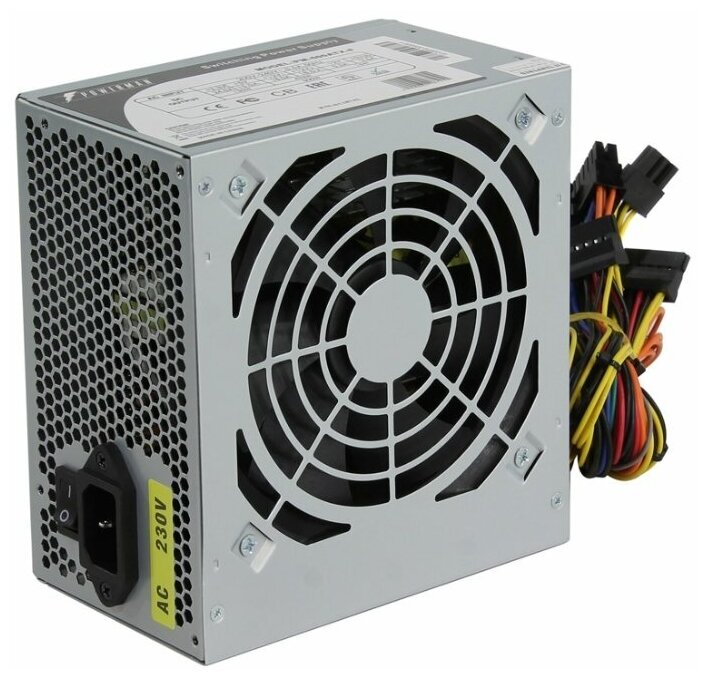 Блок питания POWERMAN 600W (PM-600ATX-F) ATX2.2, no PFC, 12cm Fan OEM