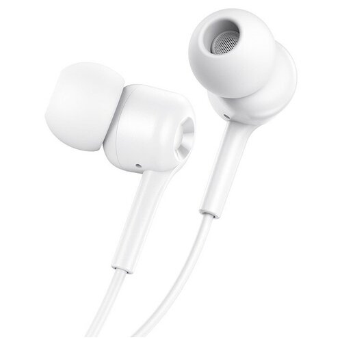 Наушники Hoco M82 проводные вакуумные микрофон Jack 35 мм 12 м белые 49500₽