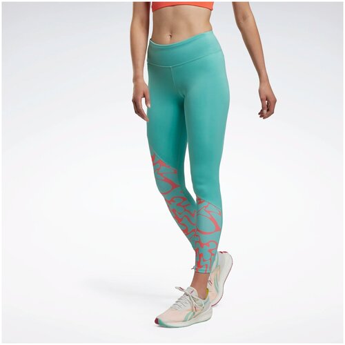 фото Леггинсы reebok running printed leggings l