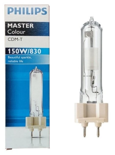 Лампа металлогалогенная Philips CDM-T 150W/830 G12 (МГЛ)