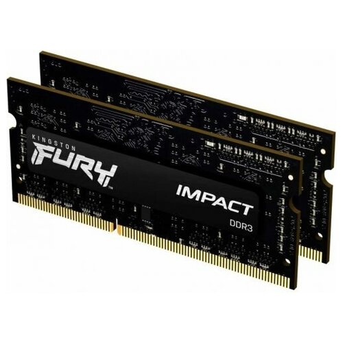 Модуль памяти SODIMM DDR3 8GB 24GB Kingston FURY KF316LS9IBK28 Impact 1600MHz CL9 135V 528900₽