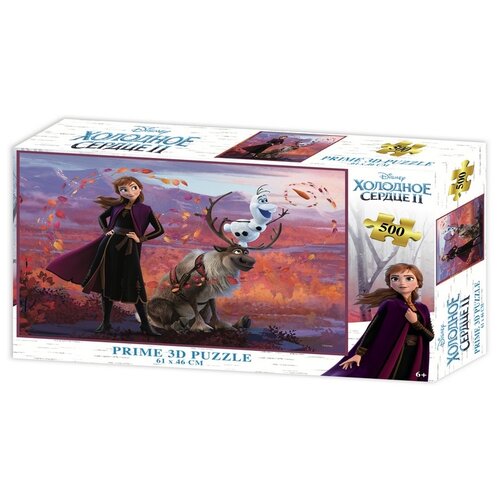 3D-пазл Prime 3D Холодное сердце II (10464), 500 дет., разноцветный prime 3d puzzle disney – холодное сердце 3 500 элементов