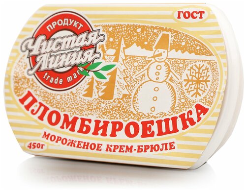 Мороженое Чистая Линия пломбир Пломбироешка крем-брюле — купить в ...