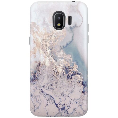 фото Re:pa накладка transparent для samsung galaxy j2 (2018) с принтом "мраморная волна"