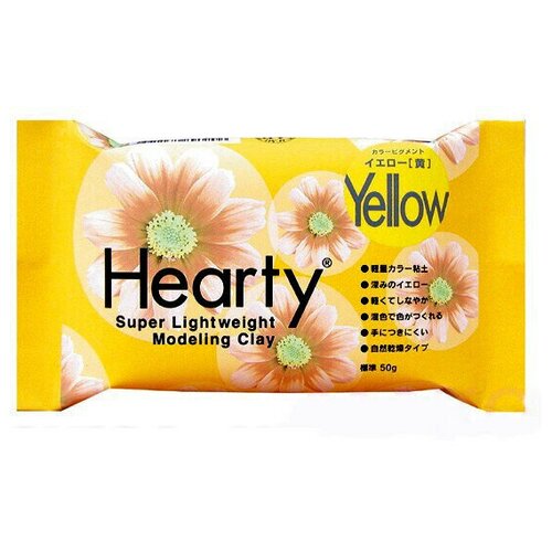 Полимерная глина Padico Hearty Yellow (Харти желтый), 50 г.