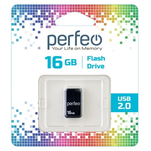 USB флешка 16Gb Perfeo M03 black USB 2.0