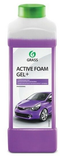 113180_активная пена! ’Active Foam Gel +’ (канистра 1л)\ GRASS 113180