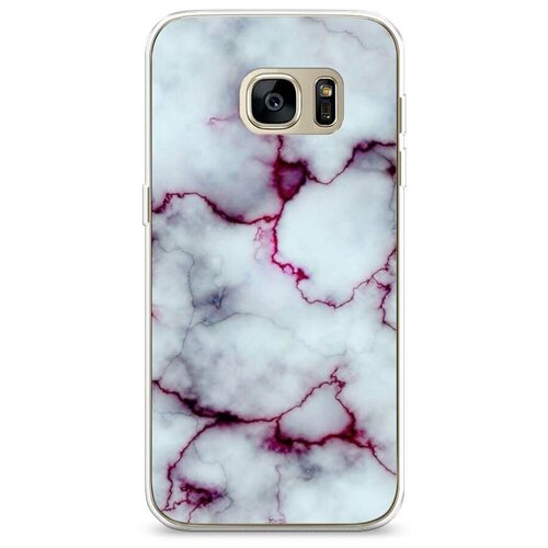 фото Силиконовый чехол "состаренный мрамор" на samsung galaxy s7 edge / самсунг галакси с 7 эдж case place