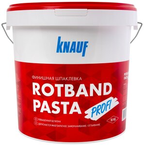 Шпатлевка KNAUF Ротбанд Паста Профи, белый, 5 кг