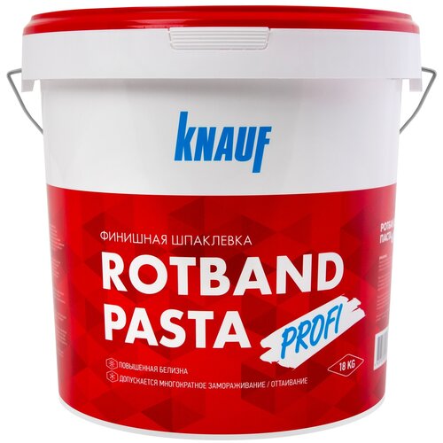 Шпатлевка KNAUF Ротбанд Паста Профи, белый, 5 кг