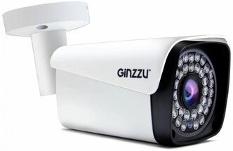 Камера в/наблюдения GINZZU HAB-5302S, AHD 5.0Mp Sony 335, 3.6mm, пуля, IR 30м, IP66, мет