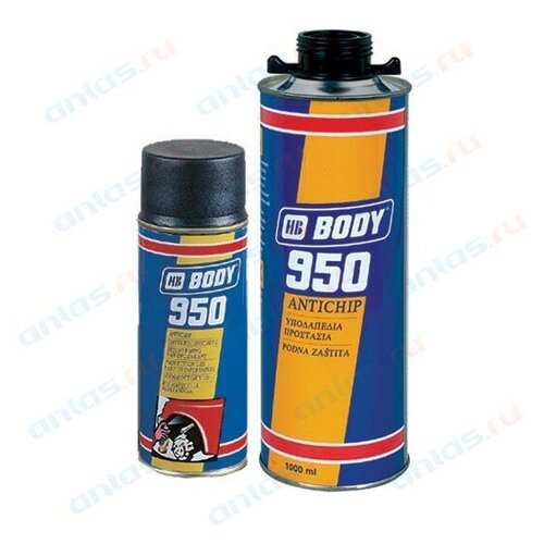 Антигравий Body 950 серый 1 л HB-BODY 9500700001 | цена за 1 шт