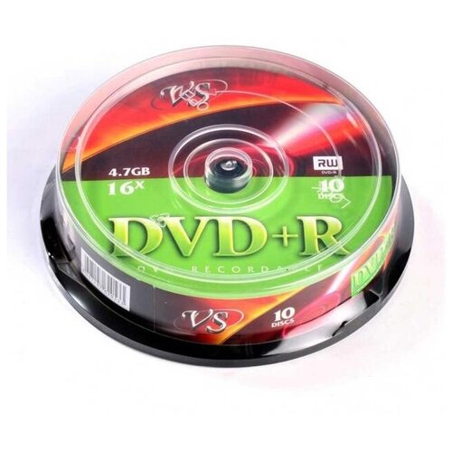 Диск VS DVD+R 4, 7 GB 16x CB/10