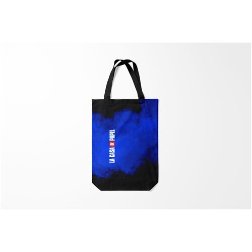 фото Сумка-шоппер / 31х42 см / сериалы / бумажный дом la casa de papel logo лого z burnettie