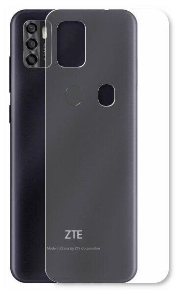 Гидрогелевая пленка LuxCase для ZTE Blade A7S 2020 0.14mm Back Matte 86766