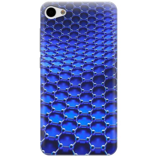 фото Силиконовый чехол на meizu u10 / мейзу ю10 с принтом "молекулярная цепь gosso