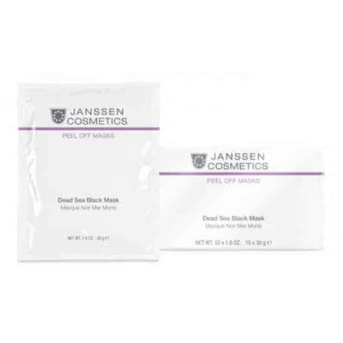 фото Janssen black dead sea mask - альгинатная маска на основе грязи мёртвого моря 10 х 30 гр janssen cosmetics