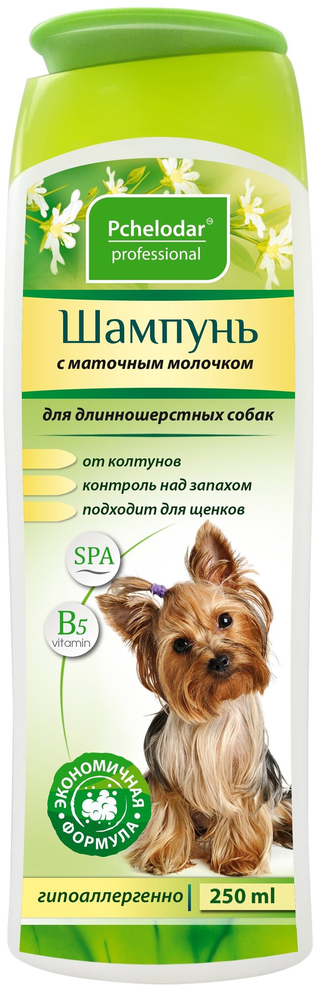 Шампунь Пчелодар с маточным молочком для длинношерстных собак — купить в интернет-магазине по низкой цене на Яндекс Маркете