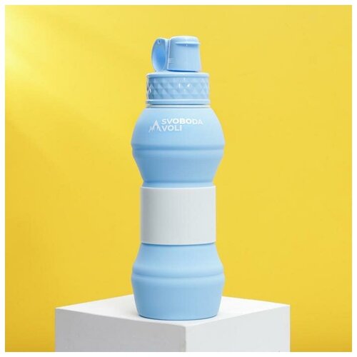 Силиконовая бутылка для воды 