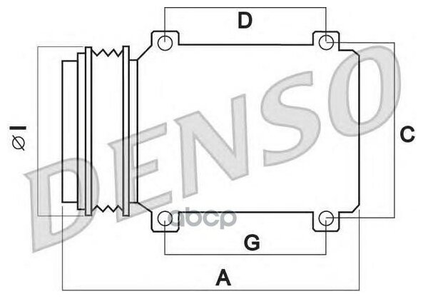 DENSO DCP17031 Компрессор кондиц.