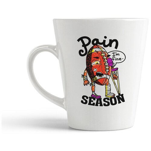 фото Кружка-латте coolpodarok иллюстрация. побитый мяч