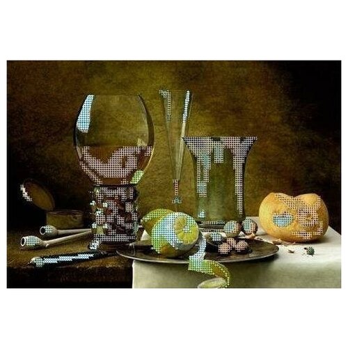 70026 Канва с рисунком Gluriya 'Солнце в бокале'33*25 см
