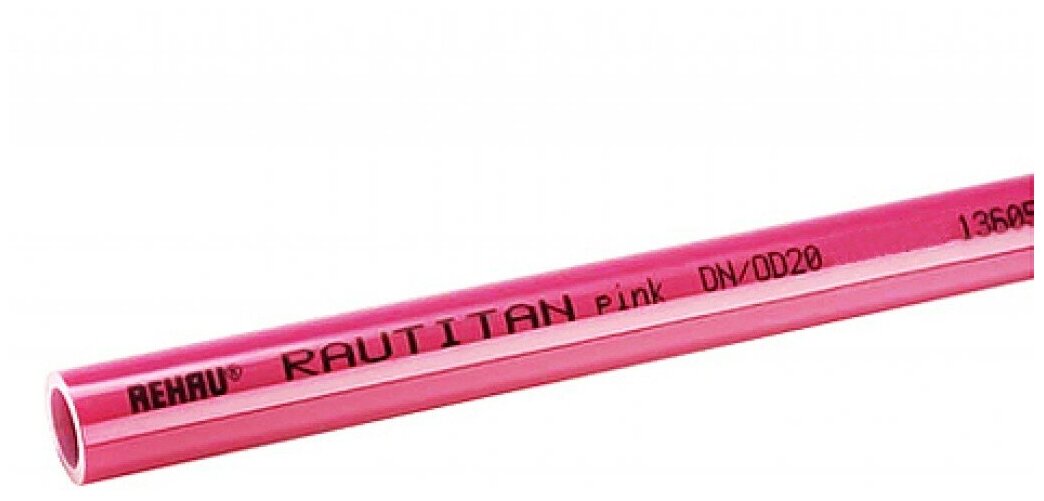 Труба RAUTITAN pink 20х2,8 мм, отопительная, (отрезок 3 метра), Rehau 11360521120 - фотография № 18