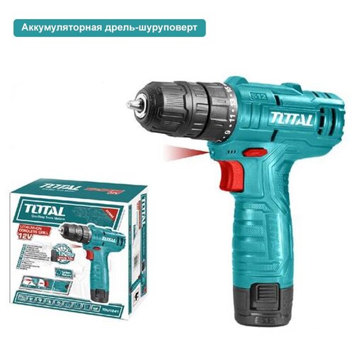 Аккумуляторная дрель шуруповерт Li-ion TOTAL для дома автомобиля 472500₽