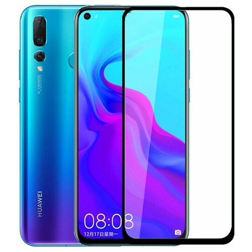 Защитное стекло FULL 3D для Huawei nova 4 / Honor View 20 (черный)