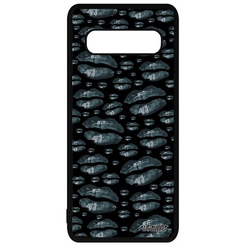 фото Защитный чехол для смартфона // samsung galaxy s10 // "губы" стиль поп-арт, utaupia, розовый