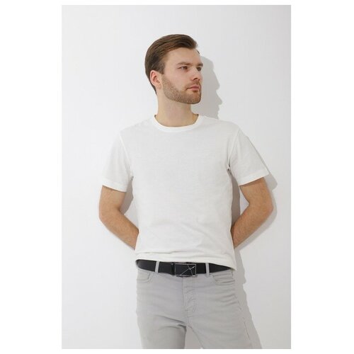 фото Ремень муж 06-01-03-03, 3,5*0,3*115 см, автомат, пряжка т-металл, черный rusexpress