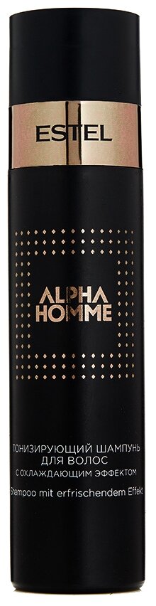 ESTEL шампунь Alpha Homme тонизирующий с охлаждающим эффектом, 250 мл