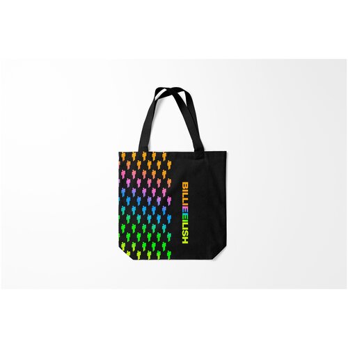 фото Сумка-шоппер / 40х40 см / разная музыка / billie eilish билли айлиш z burnettie